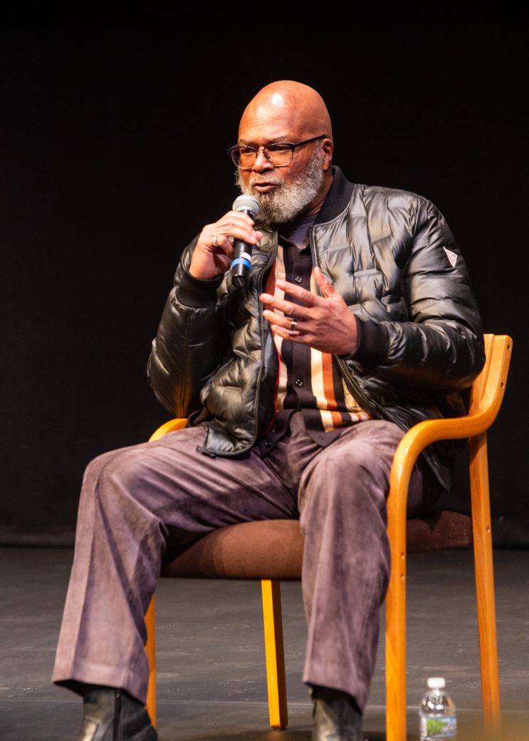 Man doing a speech at King Celebration 2024