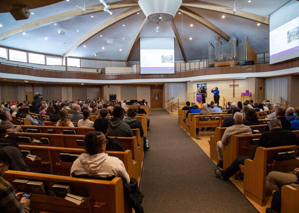 People in the chapel at King Celebration 2024