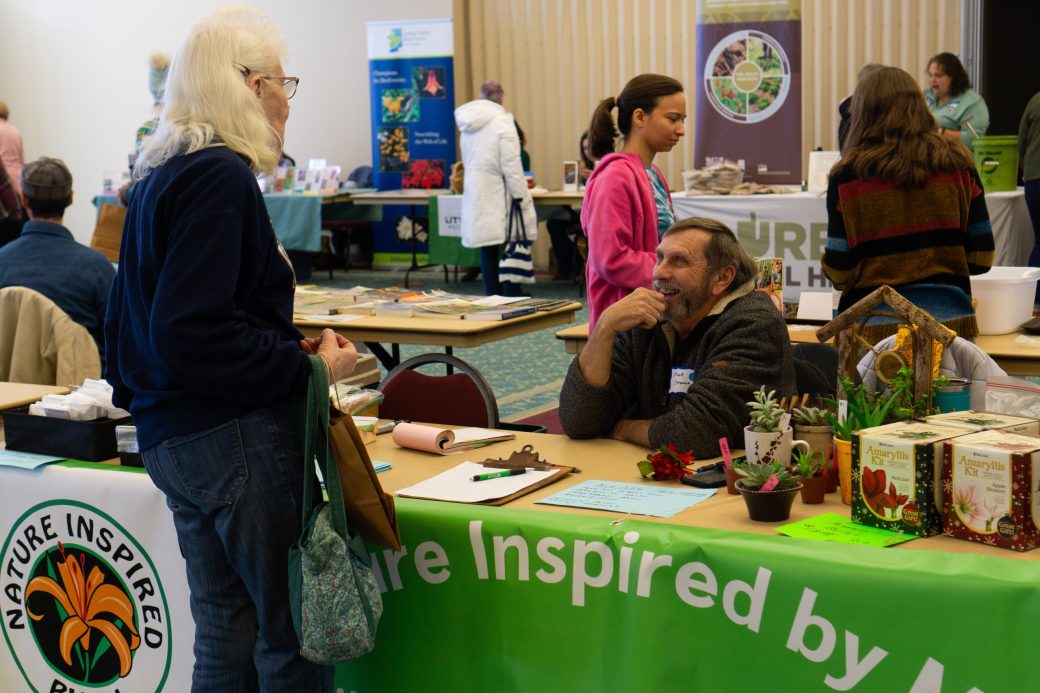 People talking at Michiana Regional Seed Swap 2024