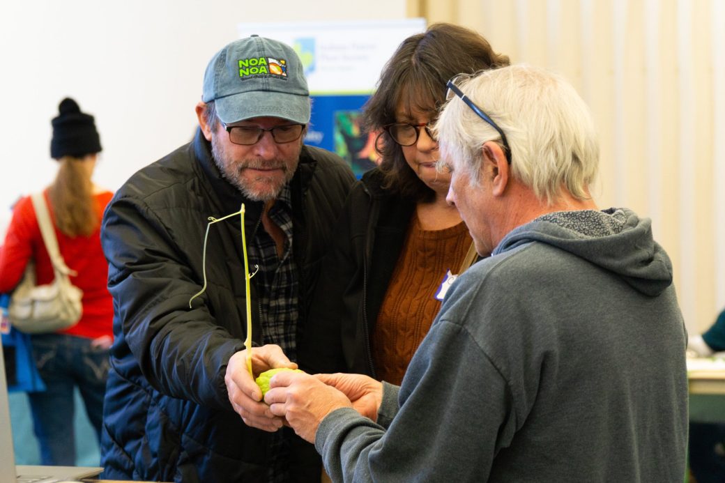People talking at Michiana Regional Seed Swap 2024