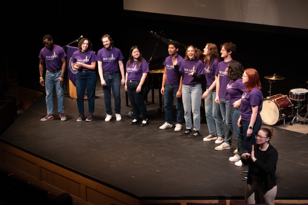 GC college on the stage