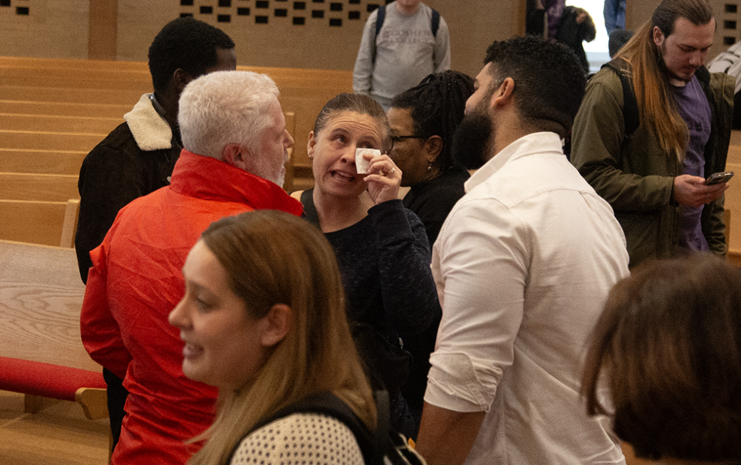 People talking at Black History Month 2024