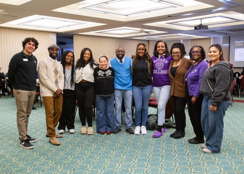 People hugging at African American Spring Open House 2024