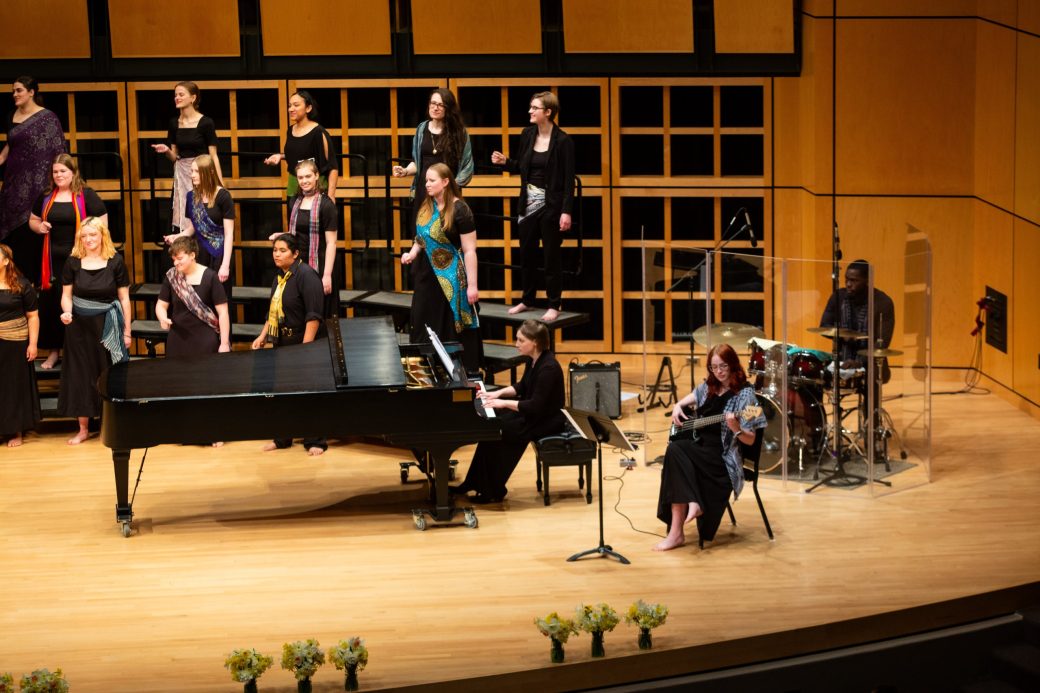 Music choir at Earthtones 2024