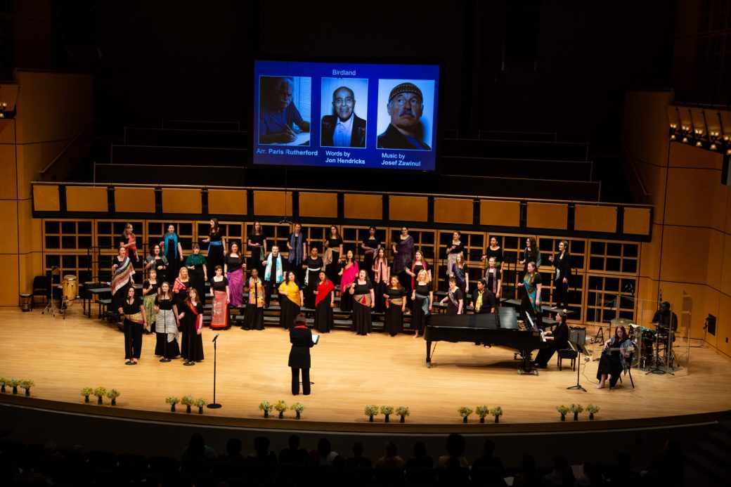 Music choir at Earthtones 2024