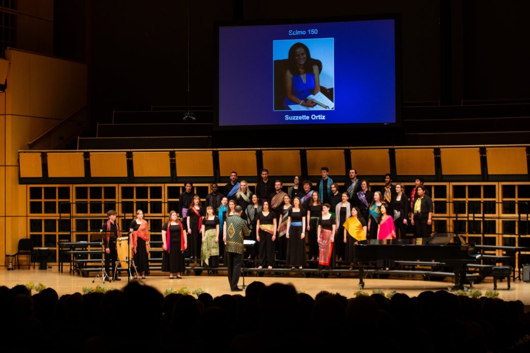 Music choir at Earthtones 2024