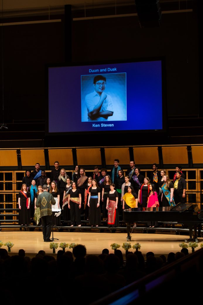 Music choir at Earthtones 2024