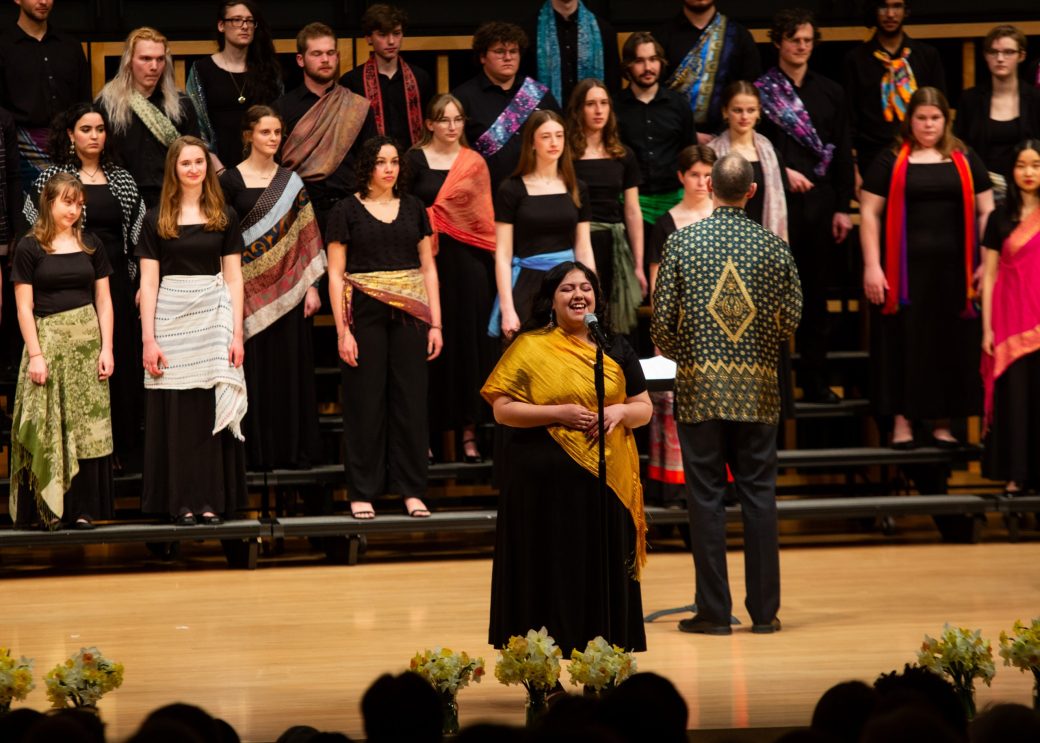 Music choir at Earthtones 2024