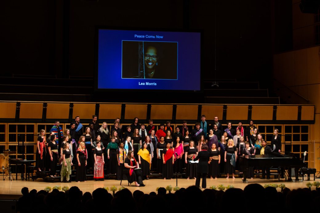 Music choir at Earthtones 2024