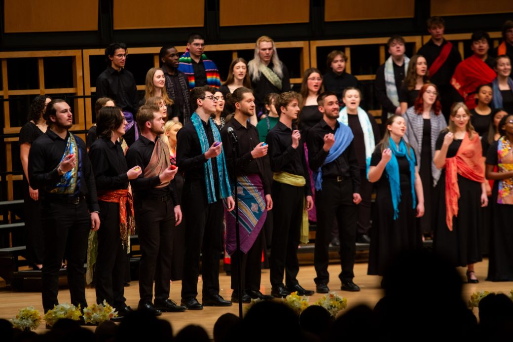 Music choir at Earthtones 2024