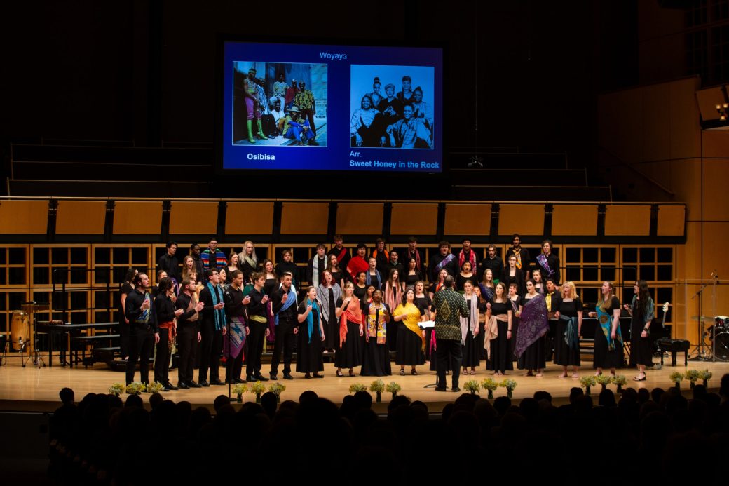 Music choir at Earthtones 2024
