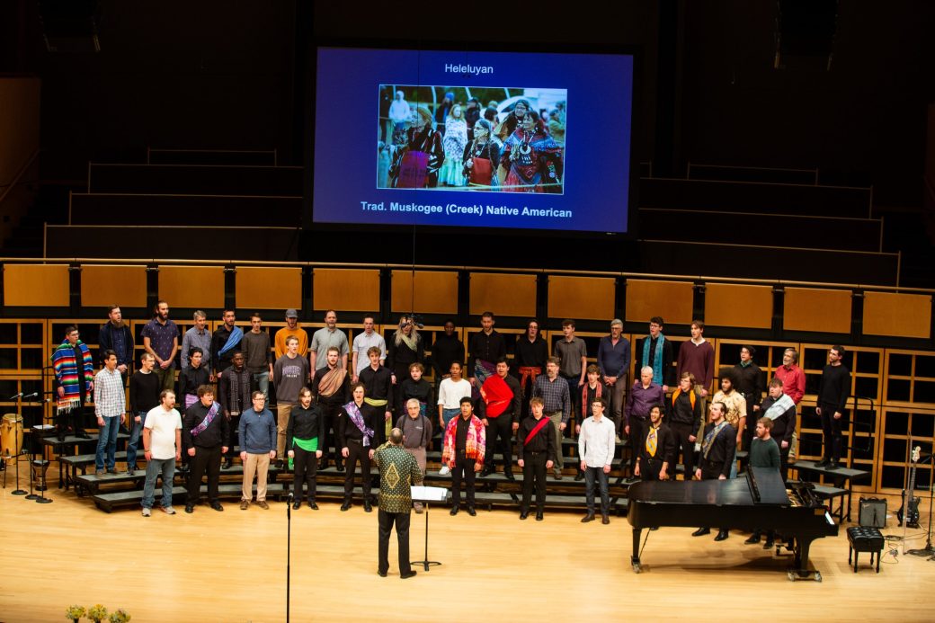 Music choir at Earthtones 2024