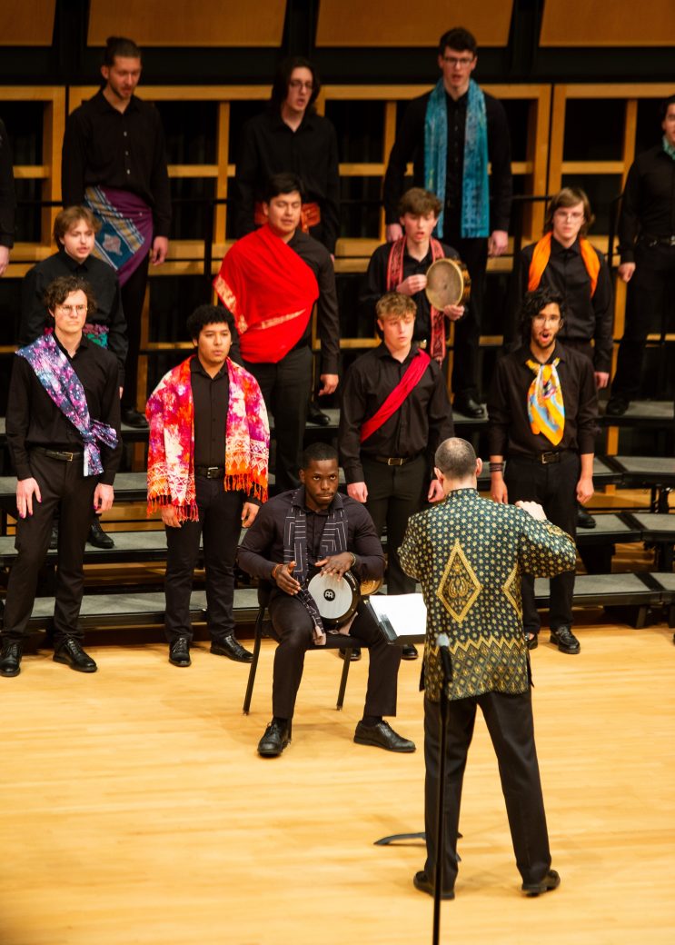 Music choir maestro at Earthtones 2024