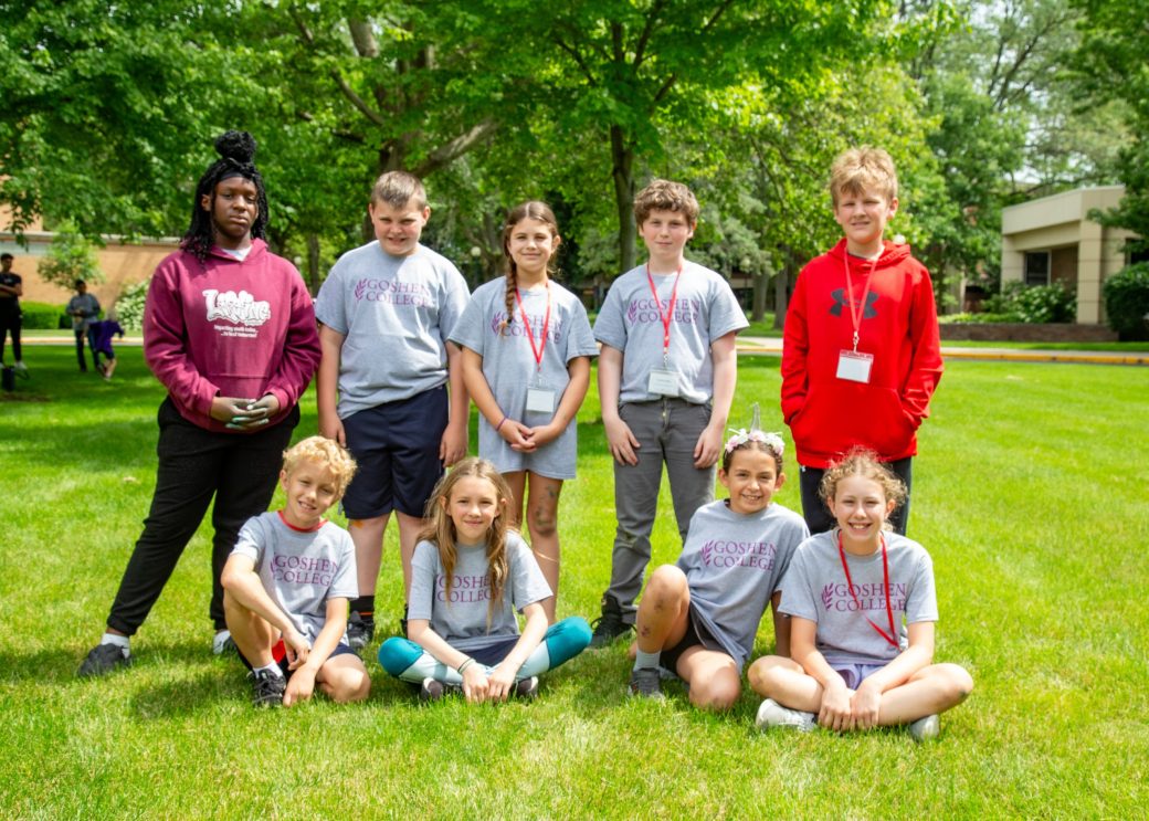 Teens stricking a pose to photo at summer camps