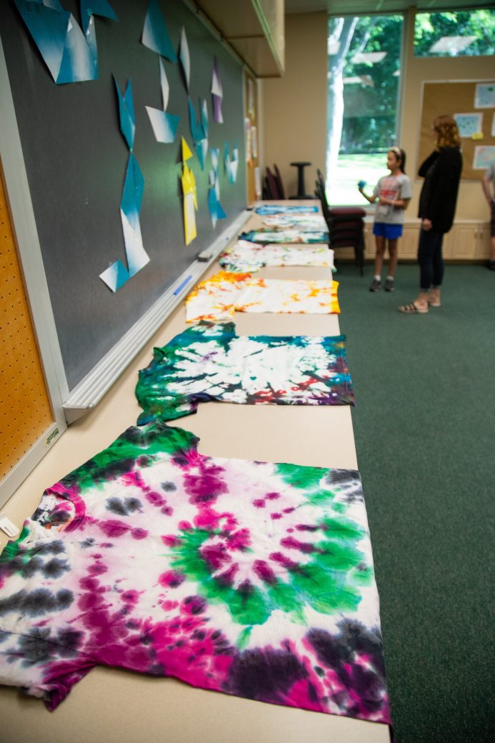 t-shirt with abstract designs at summer camps