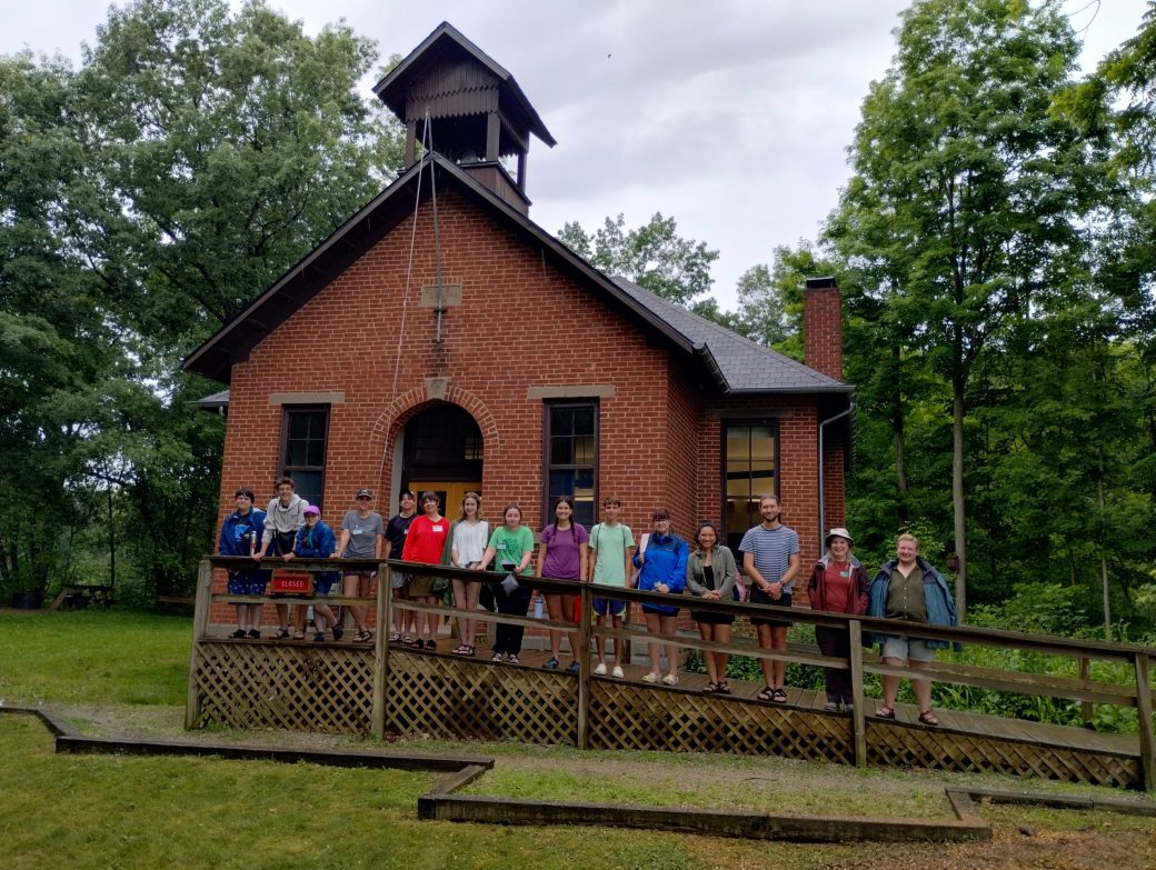 Teens stricking a pose at Summer camps