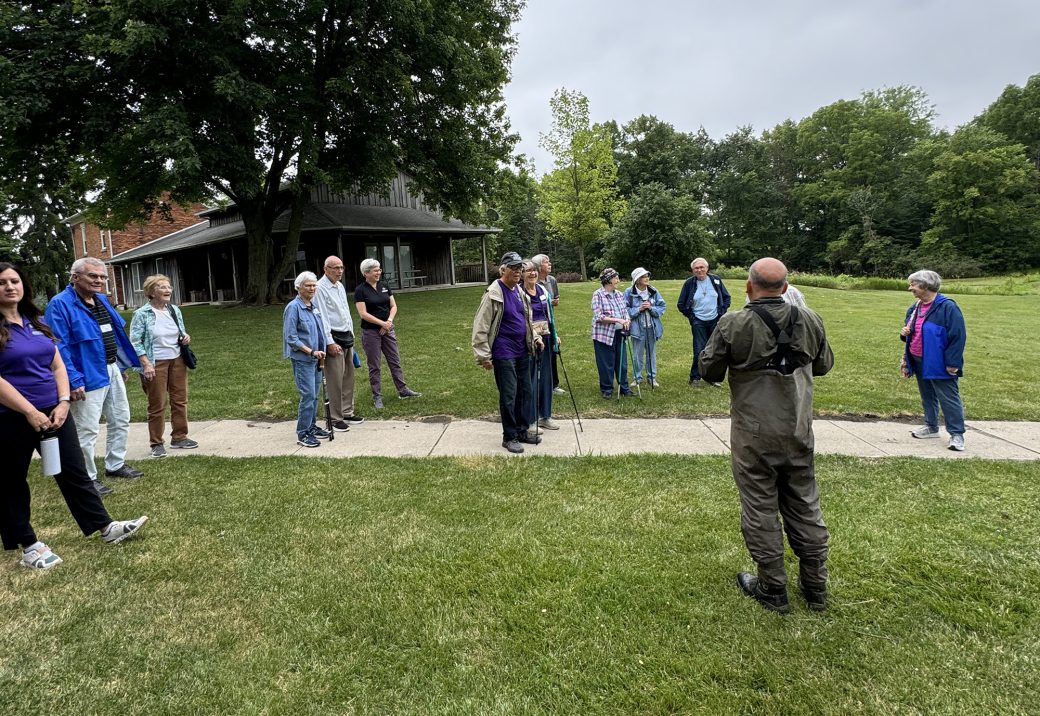 People ejoying at Heritage Circle event at Merry Lea