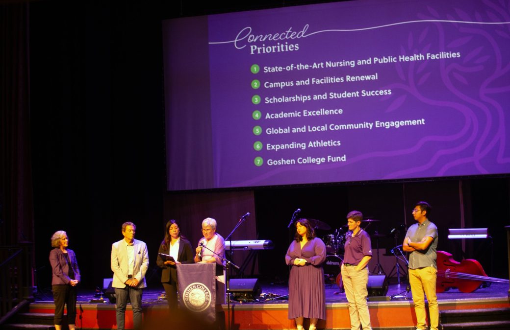 People at the stage at Connectpalooza