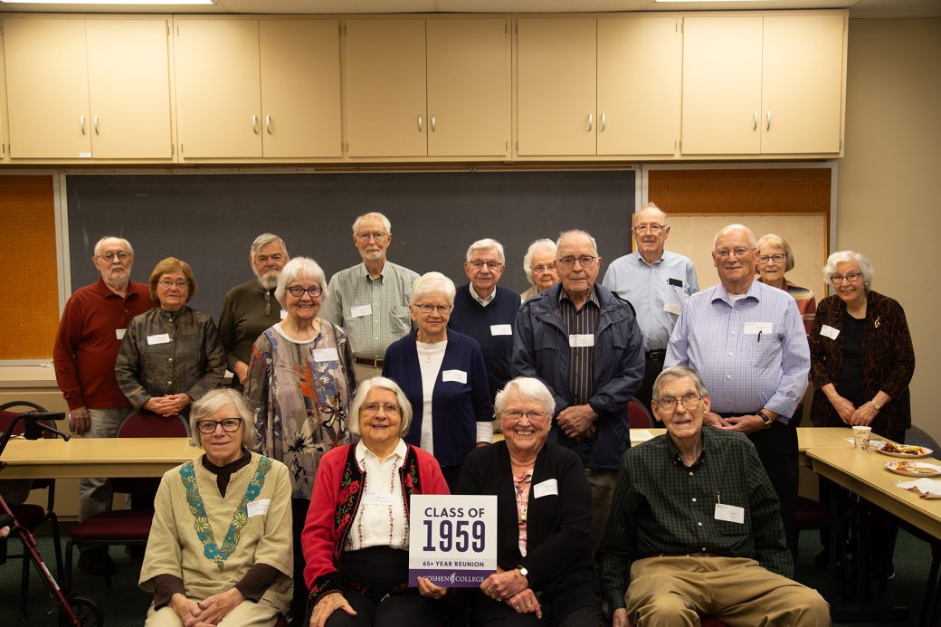 People smiling to the camera at Class Reunions 2024
