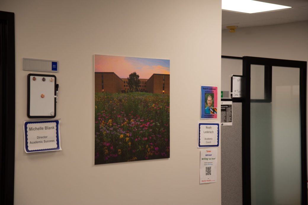 Wallart at Goshen college