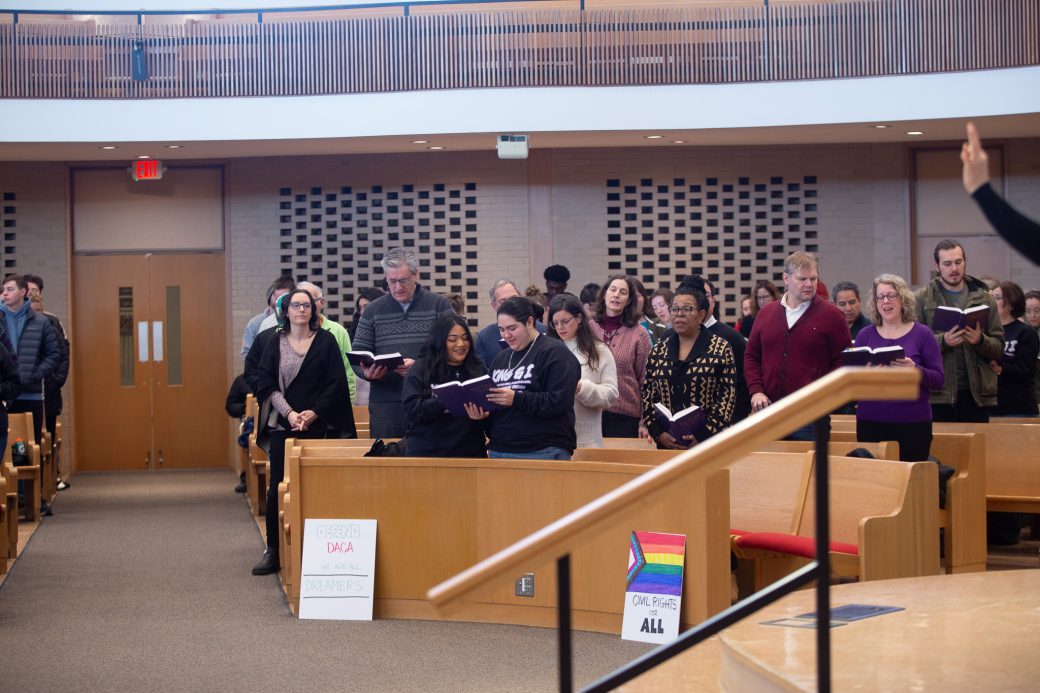Public in the chapel at Martin Luther King, Jr. 2025 Celebration