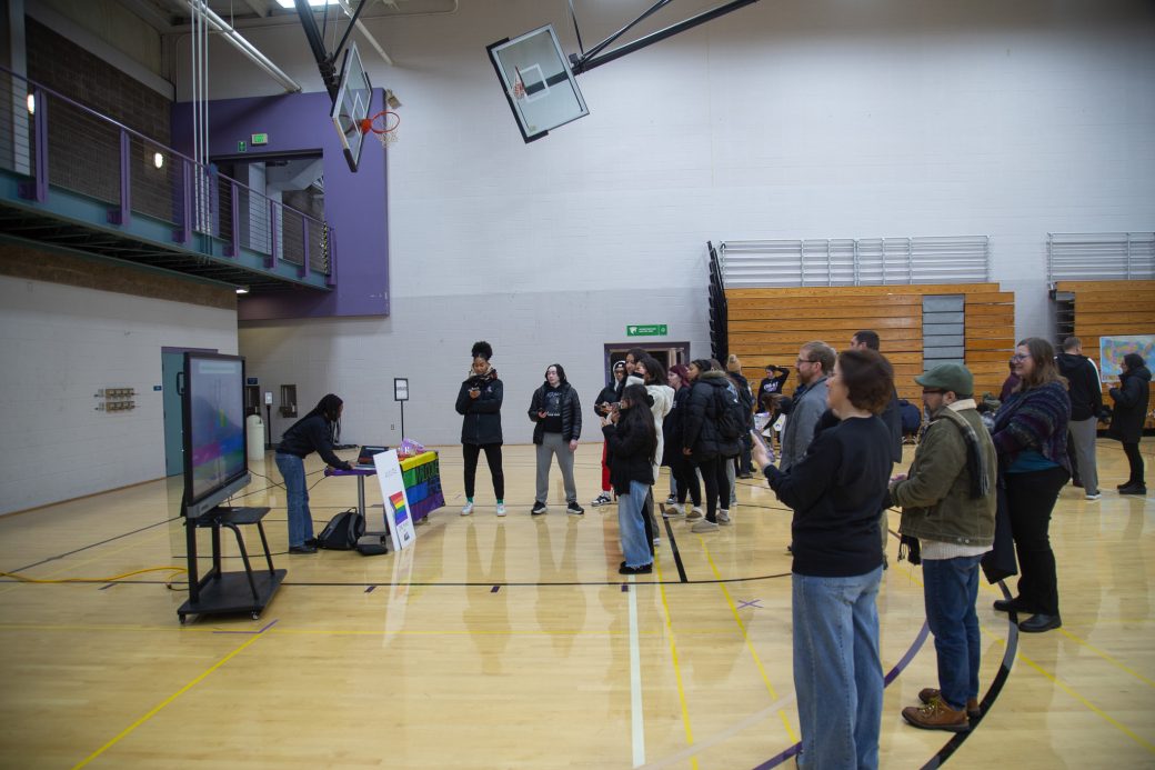 Students enjoying in gym activities at 2025 MLK Celebration