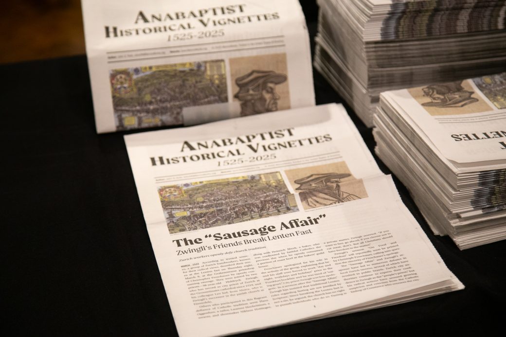Text about the Anabaptism at 500