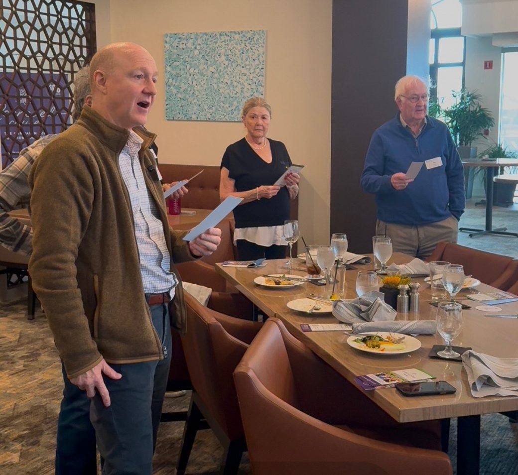 People talking at Connected Cause Alumni & Friends Gathering: Sarasota, Florida