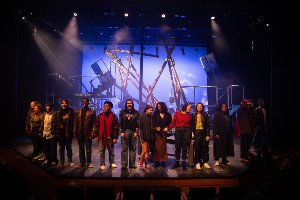 Students singing in GC Musical festival
