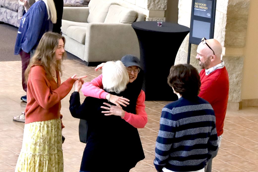 people sharing good times together