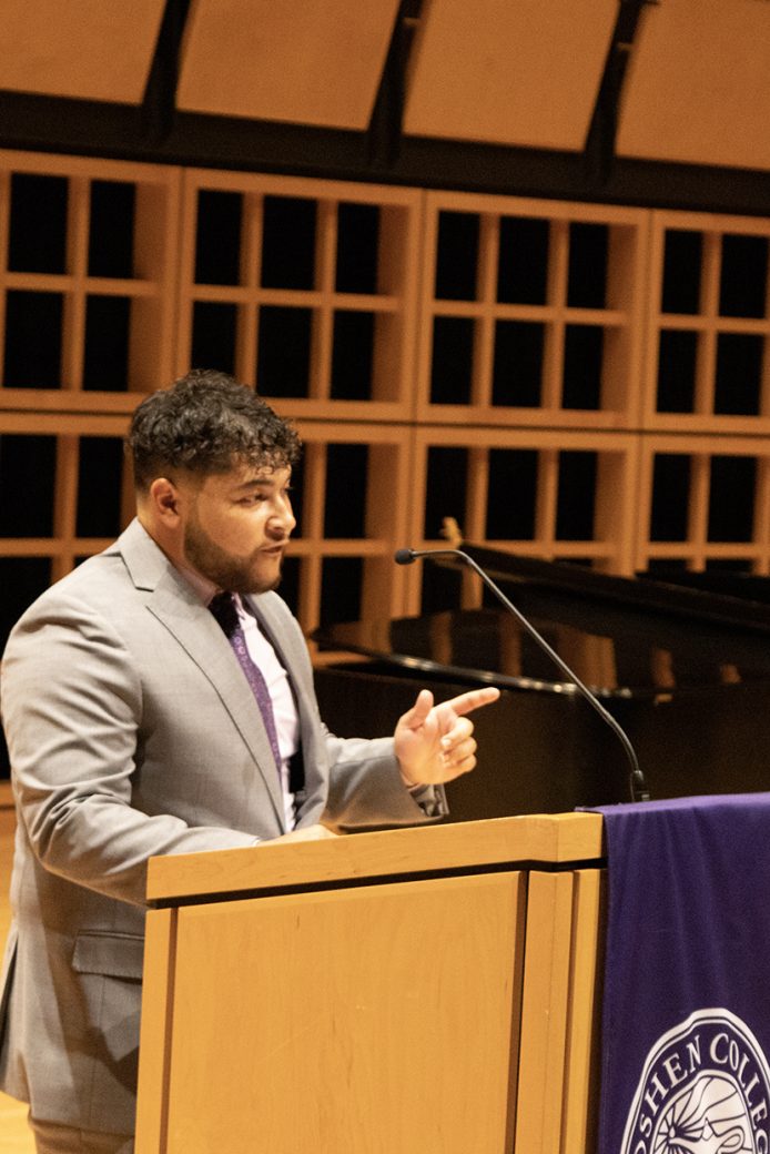 Speaker opening Baccalaureate Celebration 2025