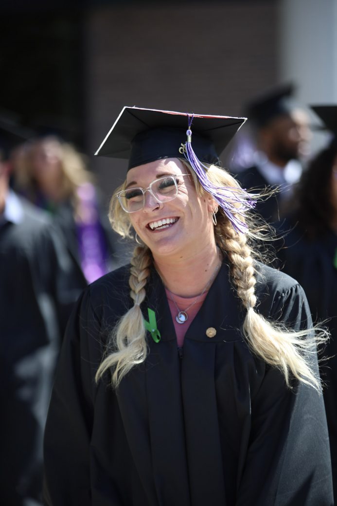 students celebrating their graduation