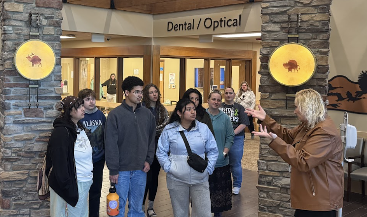 Daun Bieda gives us a tour of Pokagon Health Services.