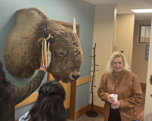 Duncan the buffalo.