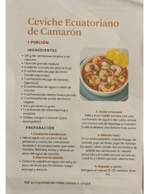 ceviche menu