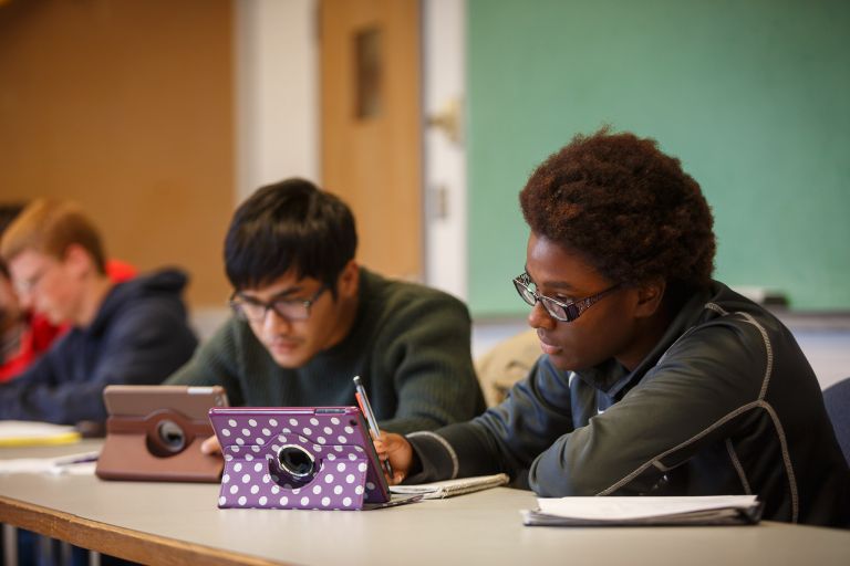 Students in Goshen College