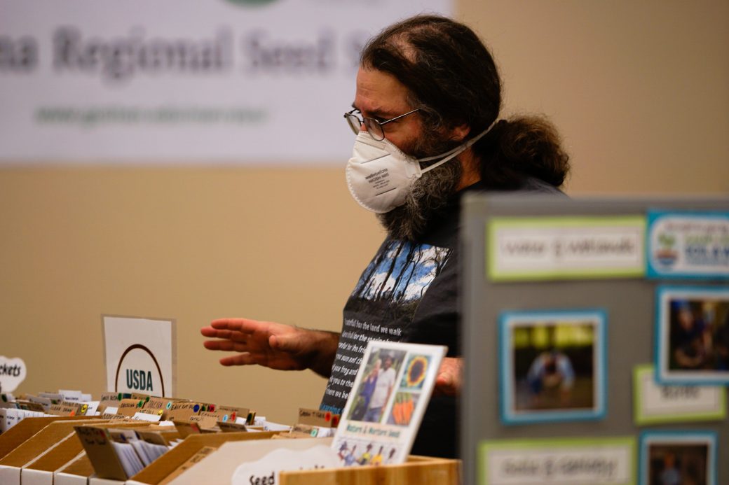 Man doing a board presentation
