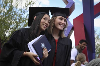 Students at Graduation