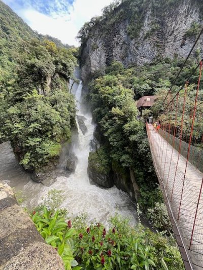 Waterfall in Ecuador
