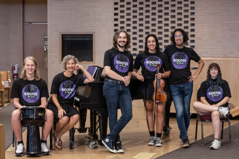 Our campus worship team