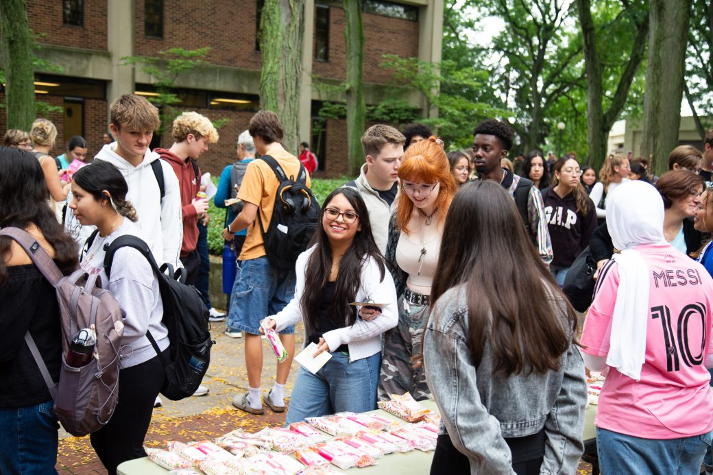 People happy at Hispanic Heritage Month Convocation and Celebration