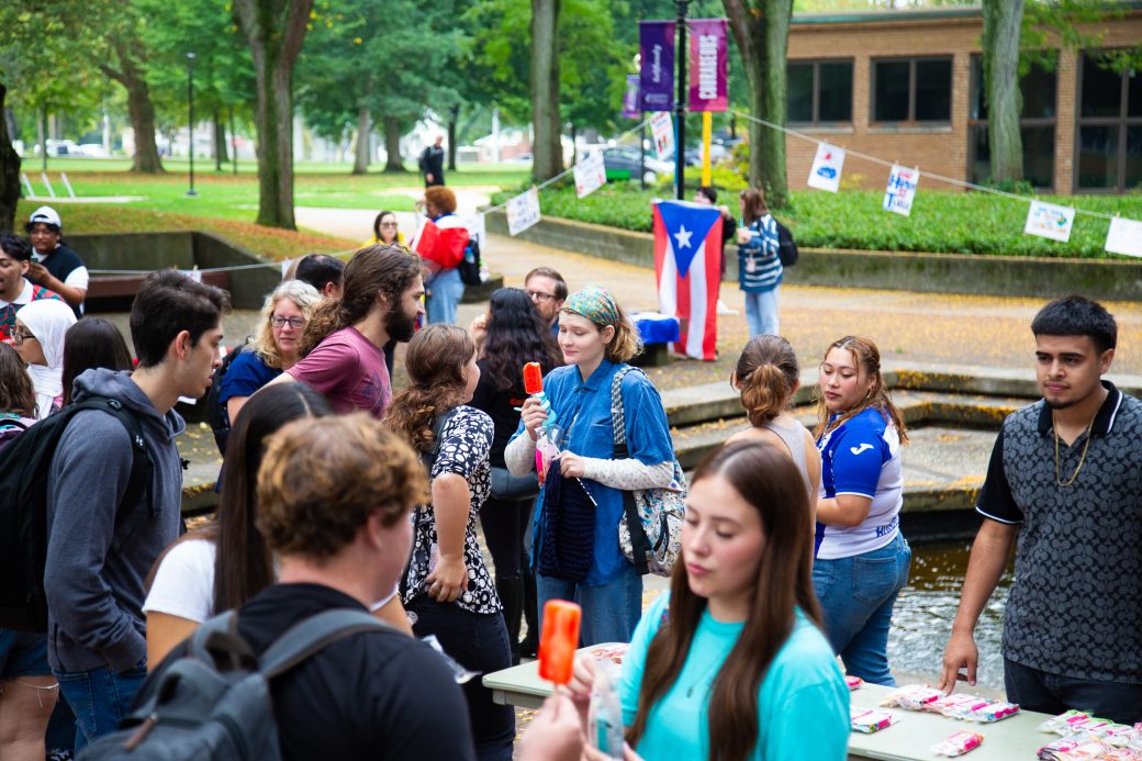 People at Hispanic Heritage Month Convocation and Celebration