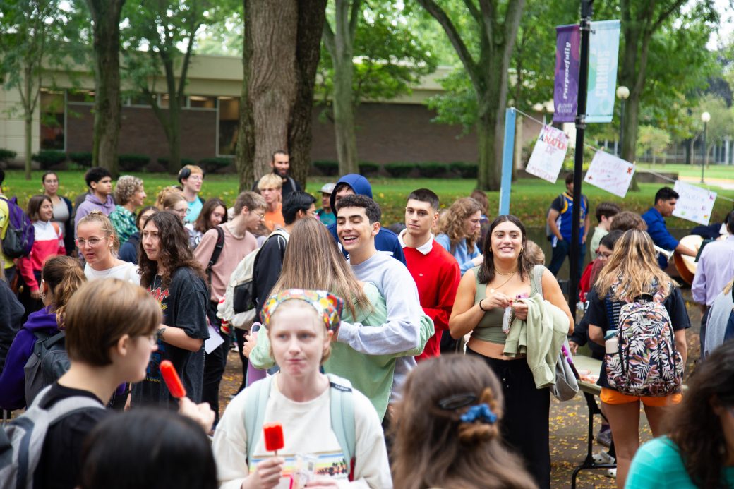 People at Month Convocation and Celebration