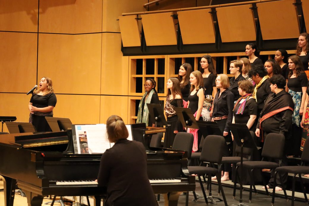 Voices of the Earth performs at Homecoming Music Gala