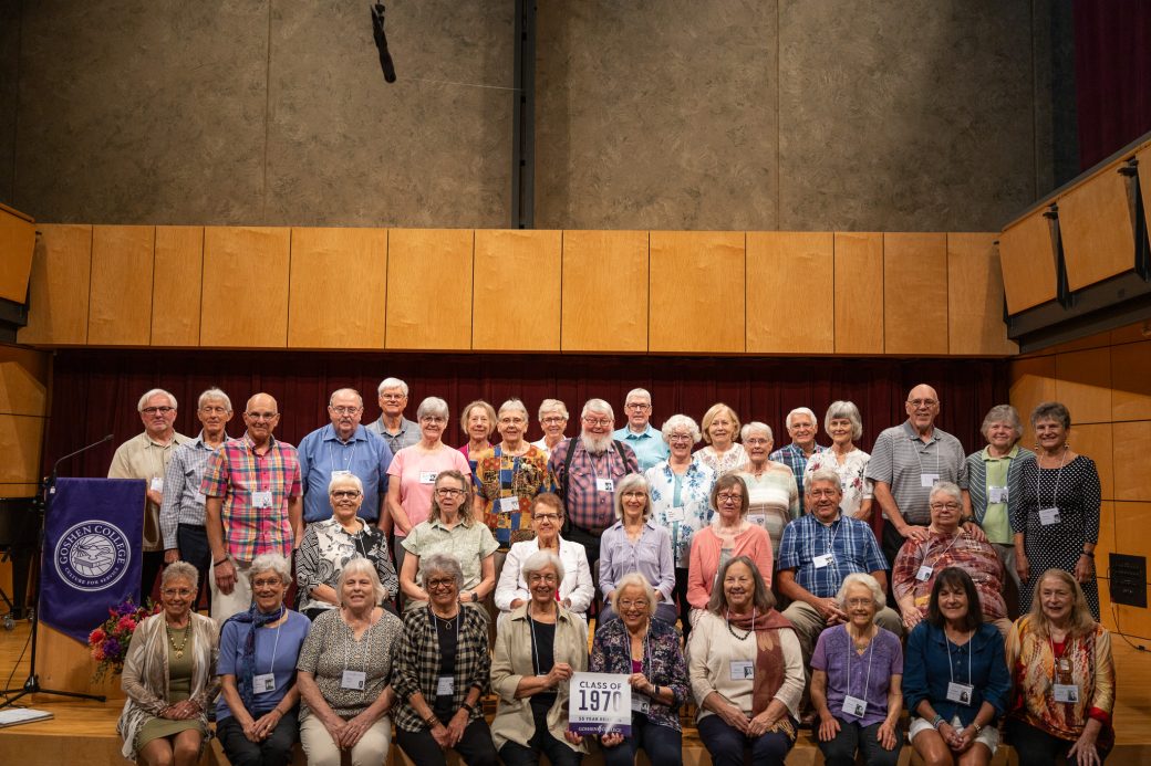 Photo of Goshen's 1970 class