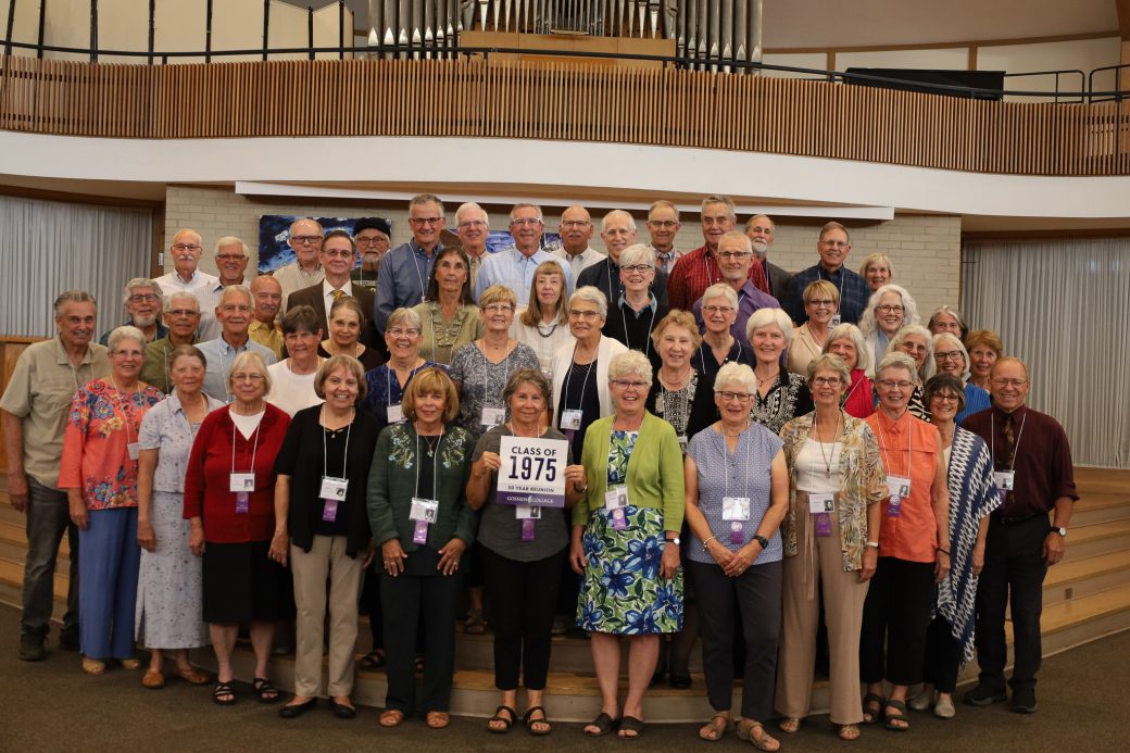 Photo of Goshen's 1975 class