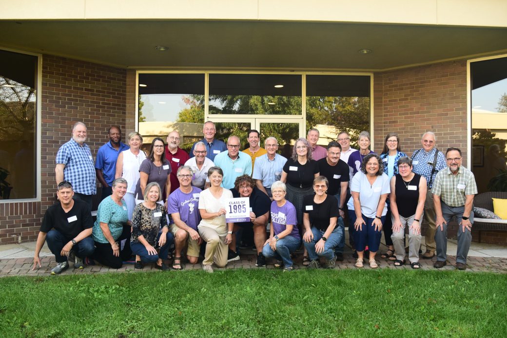 Photo of Goshen's 1985 class