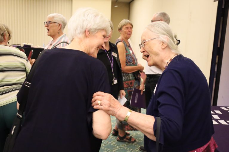 Two old friends reconnect.
