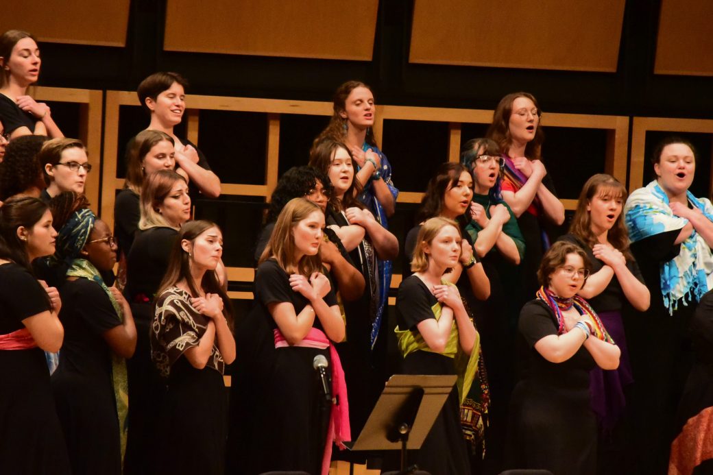 Voices of the Earth, partial group performance shot