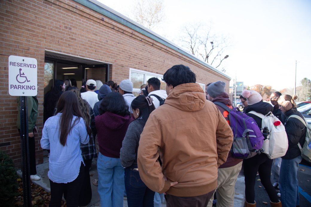 The Commuter Lounge's grand opening was well-attended.